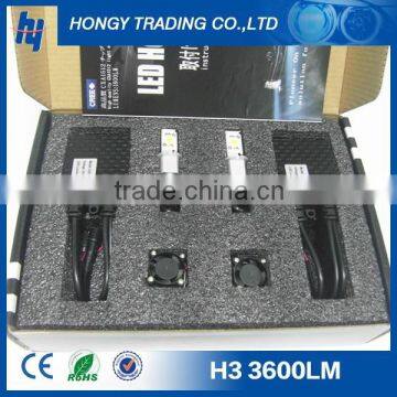 50w 3600lm h4 led headlight