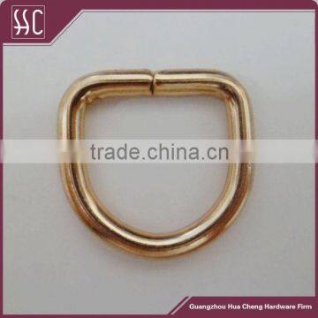 Metal D Ring Buckle Zinc Alloy D Ring for Bag Accessories