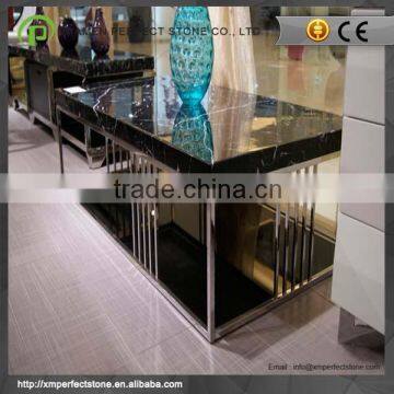 Nero Marquina Marble Counter Price For Table Top Displays