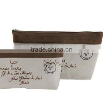 Handmade Craft Fabric Cosmetic Bag With Exclusive Embroidery Design photo-2