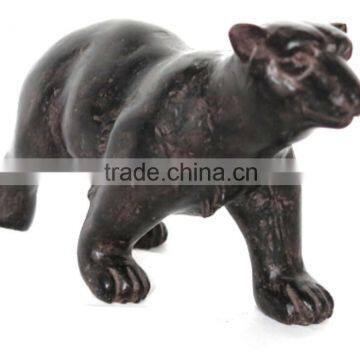 Wholesale African Table Decorations Resin Black Bear Figurines