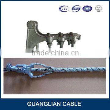 china manufacturing overhead power line fitting OPGW dead end Preformed fiber cable tension fittings