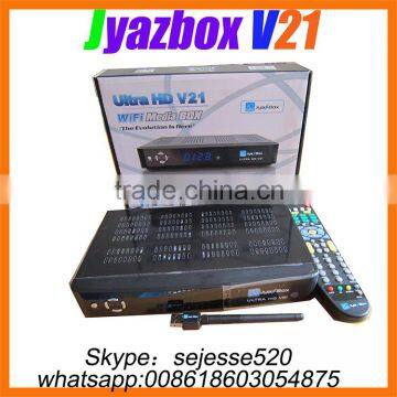 Jyazbox ultra hd v21 satellite receiver with jb200 and wifi Jyazbox v21 hdtv receiver