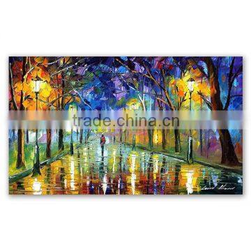 Heavy Acrylic Knife Scenery Oil Painting