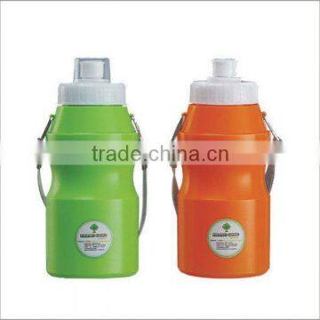 BPA free plastic sport water drinking bottle with string for kid