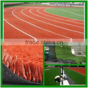 2014 Best choice running track artificial turf plastic grass protection mesh