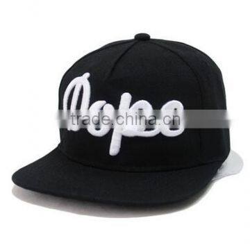 High Quality Snapback hat hiphop baseball cap with OEM custom logo DO PE plain