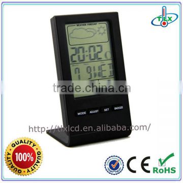 Weather Station, Novelty Digital Clock With Weather Forecast Tendency, Temperature And Humidity