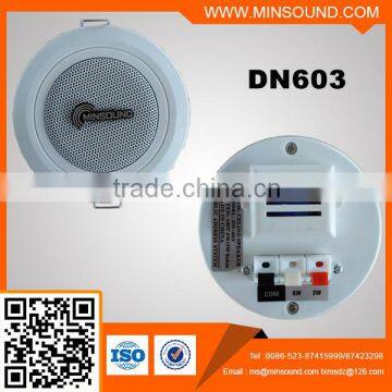 mini full-range hi-fi aluminum ceiling speaker