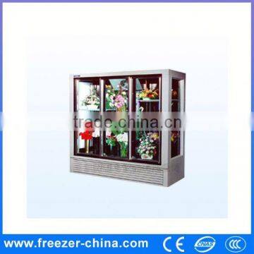 Upright refrigerated display direct cooling flower cabinet