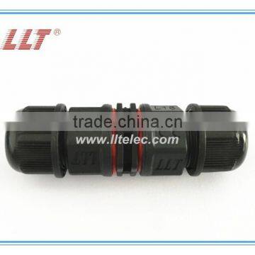 15 Amp 2 Pole Screw Terminal Straight Connector Waterproof Connector photo-3