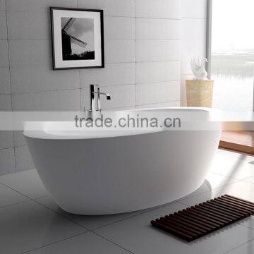 Professional engineered stone bathtubs,artificial stone freestanding bathtub,acrylic solid surface bathtub