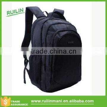 Plain Black Color Sport Laptop Backpack Bags