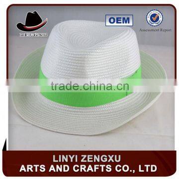 Fashionable new style black grey beach fedora hats wholesale