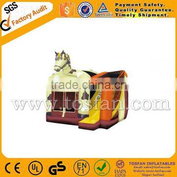 commercial inflatable bouncy castle with slide,inflatable combo A3031