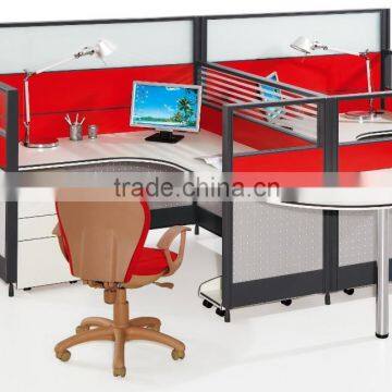 aluminum office workstation for 2 peoples