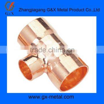 ASTM, BS, EN,y tee copper pipe fitting