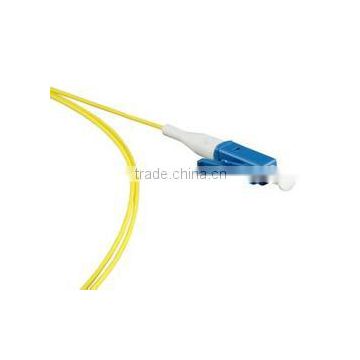 LC fiber optic pigtail 0.9mm 9/125 1m 1.5m singlemode yellow cable boot