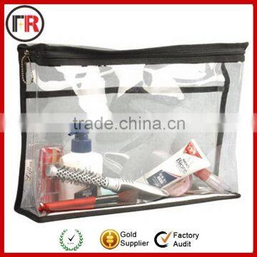 clear pvc transparent cosmetic bag with high quality