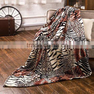 Custom solid or printing flannel blanket or other blanket