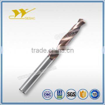 3D Internal Coolant Carbide Coated Twist Drill for Stainless Steel Machining