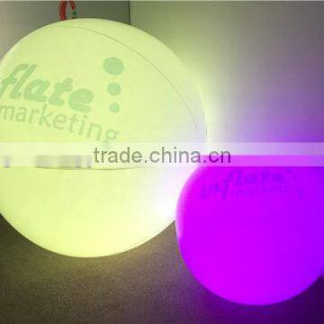 Top sale inflatable led zygote interactive ball, inflatable concert throw ball