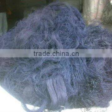 100% Cotton Blue Denim Thread Waste