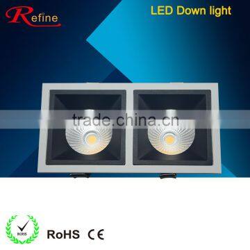 LED cob down light recessed with 9w 15w cob downlight in high quality