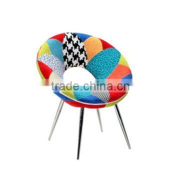 patchwork circle back chair