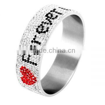 SRB0219 Trend Jewelry Forever Love Pave Bracelet CZ Diamond Brancelet Bangle Bracelet Stainless Steel Bracelet