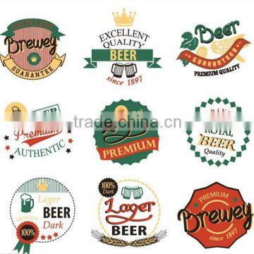 Adhesive Sticker,Adhensive Sticker Type and Bottled Beverage Usage Private Label Beer Stickers photo-3