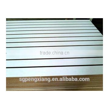 Slot MDF/ Plain/ Wood Veneer/ PVC / HPL/ UV/ Melamine Laminated MDF and HDF Board