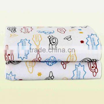 China Supplier Waterproof Three Small Monochrome Toweling Changing Mat