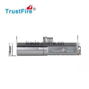 TrustFire New Mini Led Flashlight Stainless Steel Flashlight MINI-03 200LM With AAA Battery photo-3