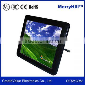 5 Wire Resistive Touch Screen 7/10.1/10.4/12.1/15 inch TFT LCD Monitor With RCA Input