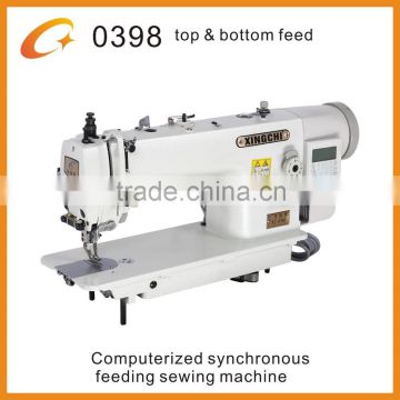 XC-0398 ELECTRONICE HEAVY DUTY TOP AND BOTTOM FEED LOCKSTITCH SEWING MACHINE