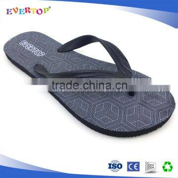 2017 Free Sample Cheap Wholesale Black Wedge Latest Printing Mens Flip Flops Slippers Beach Sandals Flipflops Shoes