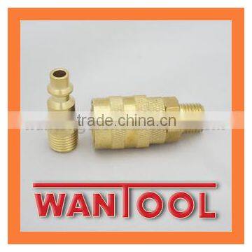 1/4body USA INDUSTRIAL TYPE (MILTON)2 pcs brass male coupler fit for air quick coupler