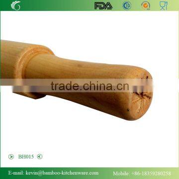 BH015 Bamboo Rolling Pin Kitchenware Durable Wooden Engraved Rolling Pin Made in China photo-5