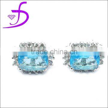 925 silver fancy stud earring wholesale jewelry rhodium plated
