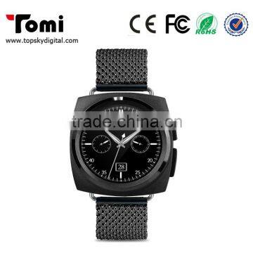 Smart Watch Metal/leather Band Bluetooth Sync to Your Phone Call,message Remind , Pedometer,sleep Monitor, TF Card Support photo-4