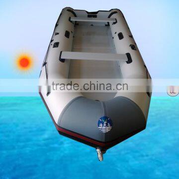 530cm RIB Rigid Inflatable Boat With Aluminum Floor for Rescue, Sports and Fishing Use