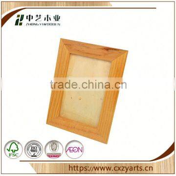 on Sale Accept OEM Rustic Hinging 8 Inch Pine Guitar Shaped Wooden Photo Frame photo-4
