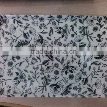 melamine serving tray with ears