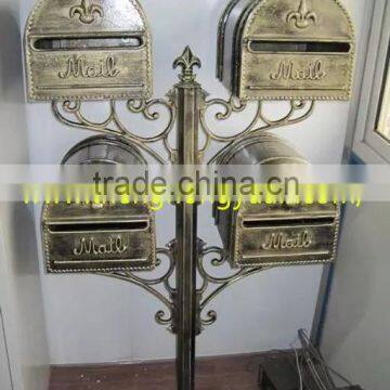 factory selling cast iron aluminum mailbox, metal mailbox