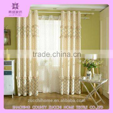 Polyester printing window curtain, window panel, printing drapes from china