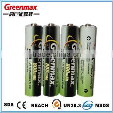 No Memory Effect AAA 800mah 1.2 V NI-MH Battery photo-3