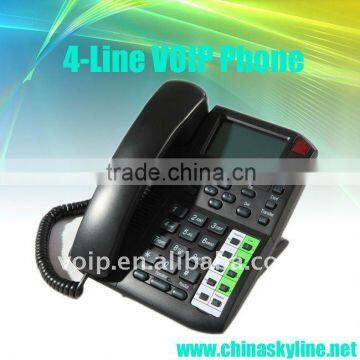 4 lines ip phone,EP8201(sip/H.323)