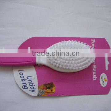 ZML1118 one-sided plastic pet brush for dog