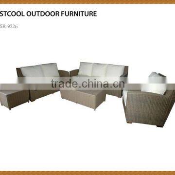 Rattan Roma Wicker Weave Garden Furniture Sofa Set Brown Grey Black set